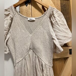 In loom dress could be maternity as well beautifully embroidered